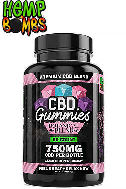50-Count 15 mg Botanical CBD Gummies