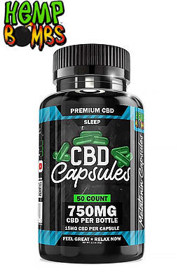 50-Count 30mg CBD Capsules for Sleep