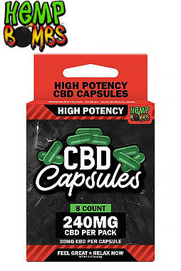 8-Count 30mg High Potency CBD Capsules