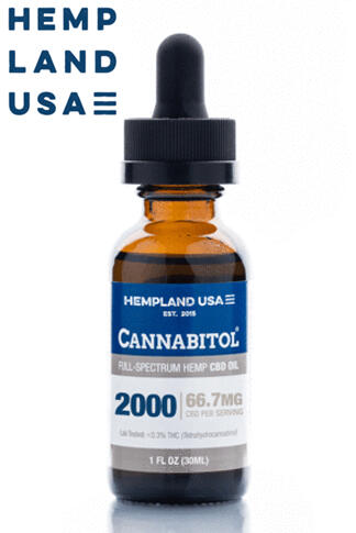 Cannabitol® Full-Spectrum Hemp CBD Oil 2000mg