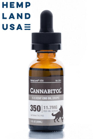 Cannabitol® K-9 Drops 350mg Hemp CBD (THC Free)
