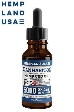 Cannabitol® Full-Spectrum Hemp CBD Oil—Enhanced With Ecs5™ 5000mg