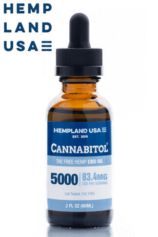 Cannabitol® THC Free Hemp CBD Oil 5000mg (2 fl oz.)