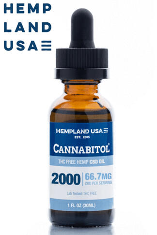 Cannabitol® Thc Free Hemp CBD Oil 2000mg