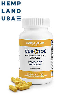CURQTOL® Anti-Inflammatory Complex (60 Capsules) 30 servings—50mg CBD per serving