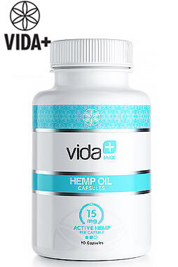 Vida+ CBD Capsules Max 15mg CBD - 90 Capsules