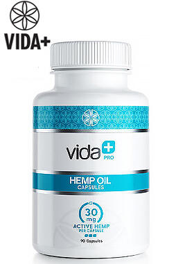 Vida+ CBD Capsules Pro 30mg CBD - 90 Capsules