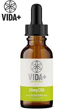 Vida+ Regular CBD Oil Tincture 600mg