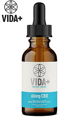 Vida+ Ultimate CBD Oil Tincture 1800mg