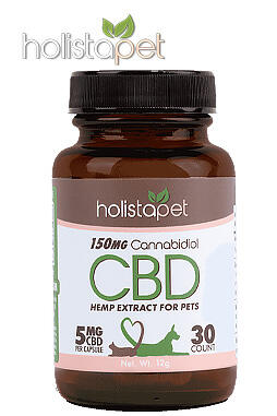 CBD Capsules For Dogs & Cats 150mg 30ct