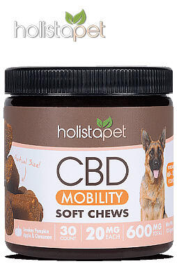 CBD Mobility Chews For Dogs 600mg 30ct