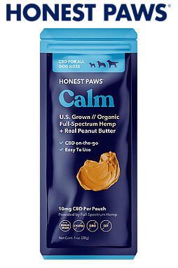 CALM CBD Peanut Butter Pouches 10mg 24ct