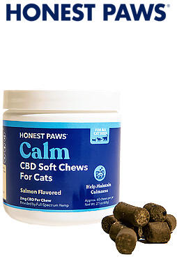 Calm CBD Soft Chews for Cats 2mg 60ct