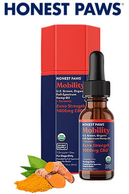 CBD Oil for Dogs - Mobility 1000mg