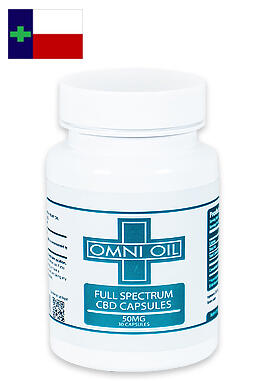 Full Spectrum CBD Capsules – 50mg 30ct