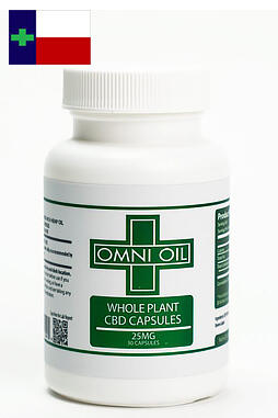 Whole Plant CBD Capsules – 25mg 30ct