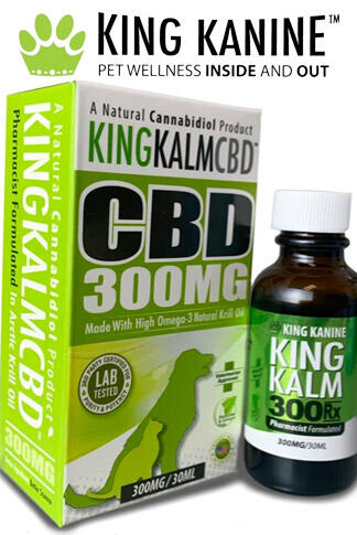 King Kalm™ CBD 300mg - Large Size Pet & Dog Formula