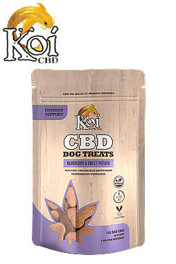 Koi CBD Dog Treats Immune Support – Blueberry & Sweet Potato