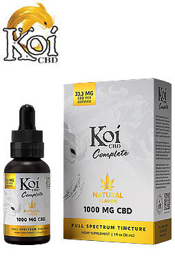 Koi Complete Full Spectrum CBD Tincture Natural 30ml 1000 mg