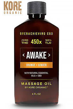 CBD 6oz Massage Oil 450mg