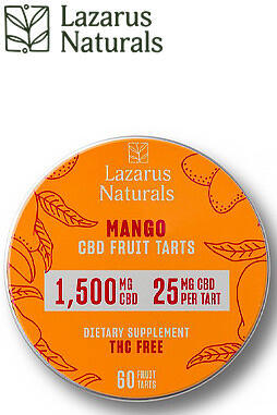 CBD Fruit Tarts 1500mg 60ct
