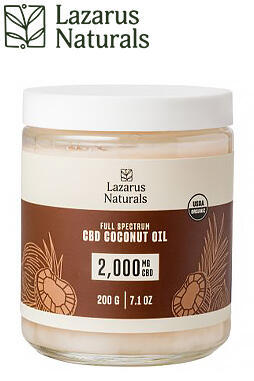 Full Spectrum CBD Coconut Oil 2000mg 200gr