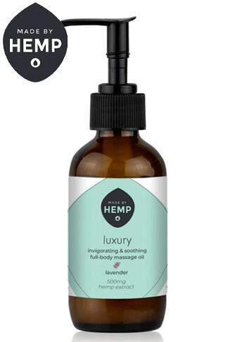 Made By Hemp – Luxury CBD Massage Oil 3.4oz (500mg CBD)