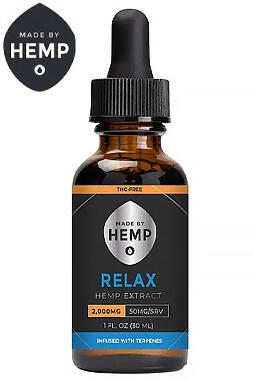 Made By Hemp – THC-Free CBD Oil Relax 2000mg