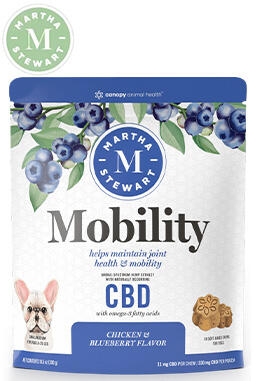 CBD Mobility Chicken and Blueberry Flavor Soft Baked Chews 330mg
