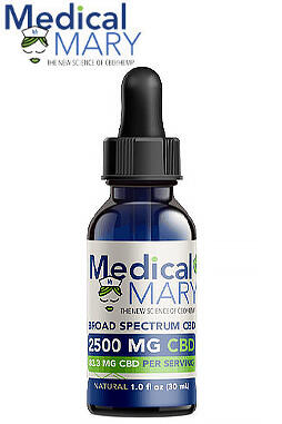 Broad Spectrum 2500 mg CBD Oils