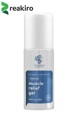 Muscle Relief Cooling Gel, 500 mg CBD, 100 ml