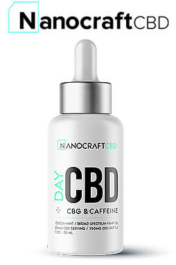 CBD Oil Day Formula with Caffeine and B12