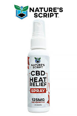 2oz CBD Heat Relief Spray 125mg