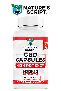 30mg High Potency CBD Capsules 30ct
