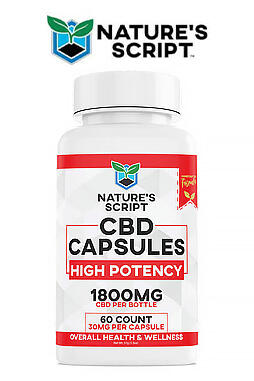 30mg High Potency CBD Capsules 60ct
