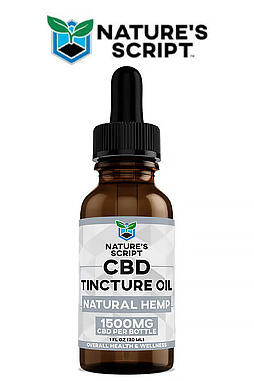 CBD Tincture 1500mg 30ml