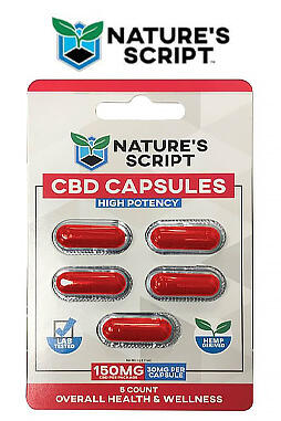 High Potency CBD Capsules 30mg 5ct