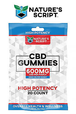 High Potency CBD Gummies – 30mg 20ct