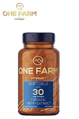 One Farm by WAAYB CBD Softgels 30mg 60ct