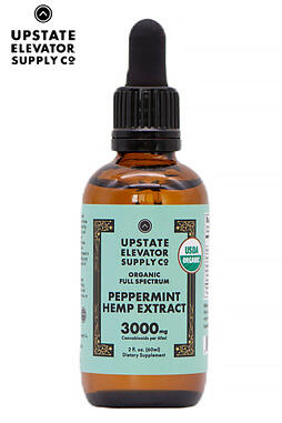 Organic Peppermint Hemp Extract 3000mg 60ml