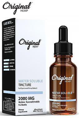 Water Soluble CBD Tincture 2000 mg