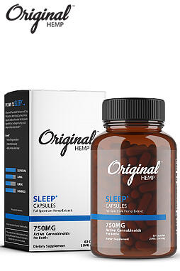Sleep Capsules (750mg) | Full Spectrum Hemp Extract