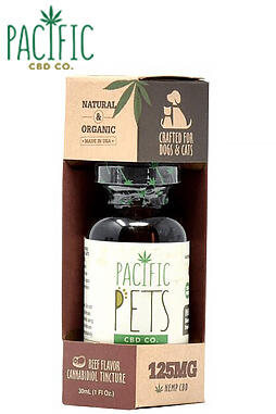 Pacific CBD - CBD Pet Tincture - Beef Flavored Drops - 125mg