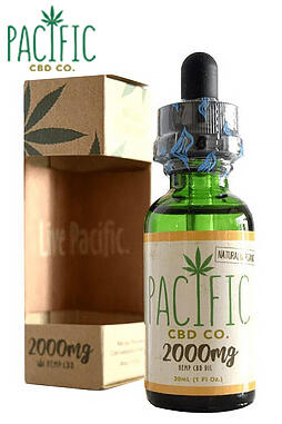 Pacific CBD - CBD Tincture - Mango Drops - 2000mg