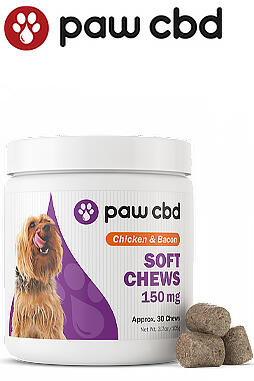 Pet CBD Oil Soft Chews for Dogs 150mg 30ct