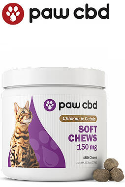Pet CBD Soft Chews for Cats 150mg 150ct