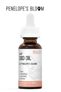 CBD Oil Tincture For Dogs and Cats 500mg