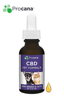 CBD for Dogs & Cats (Mini Breed) Tincture  90mg