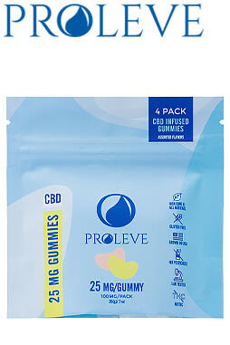 Proleve - CBD Edible - Gummy Slices 4 Count - 25mg