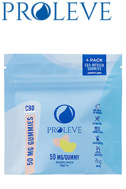 Proleve - CBD Edible - Gummy Slices 4 Count - 50mg